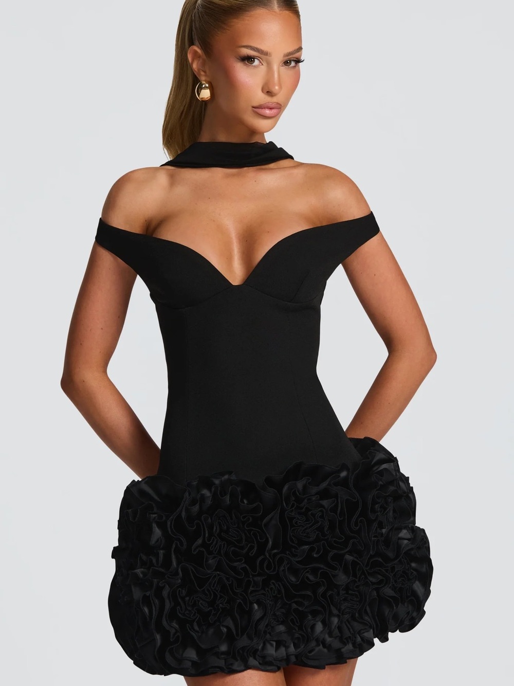 BABYBOO Aveta Mini Dress - Black
